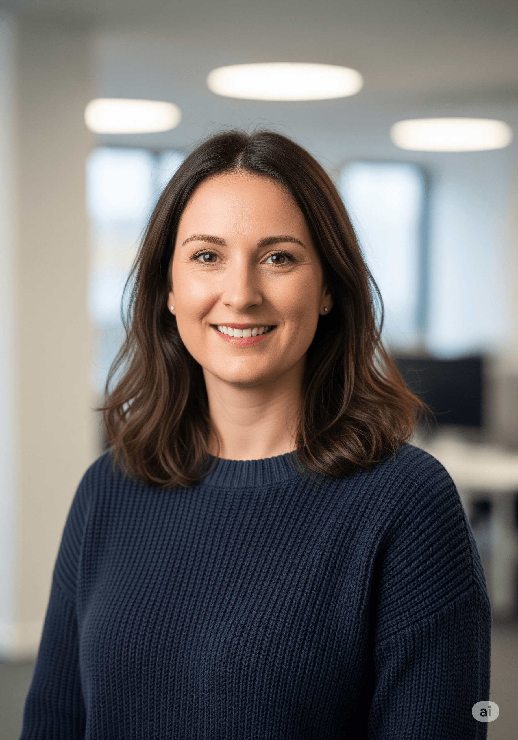 An example of a professional AI headshot for a UK professional based in Bristol.