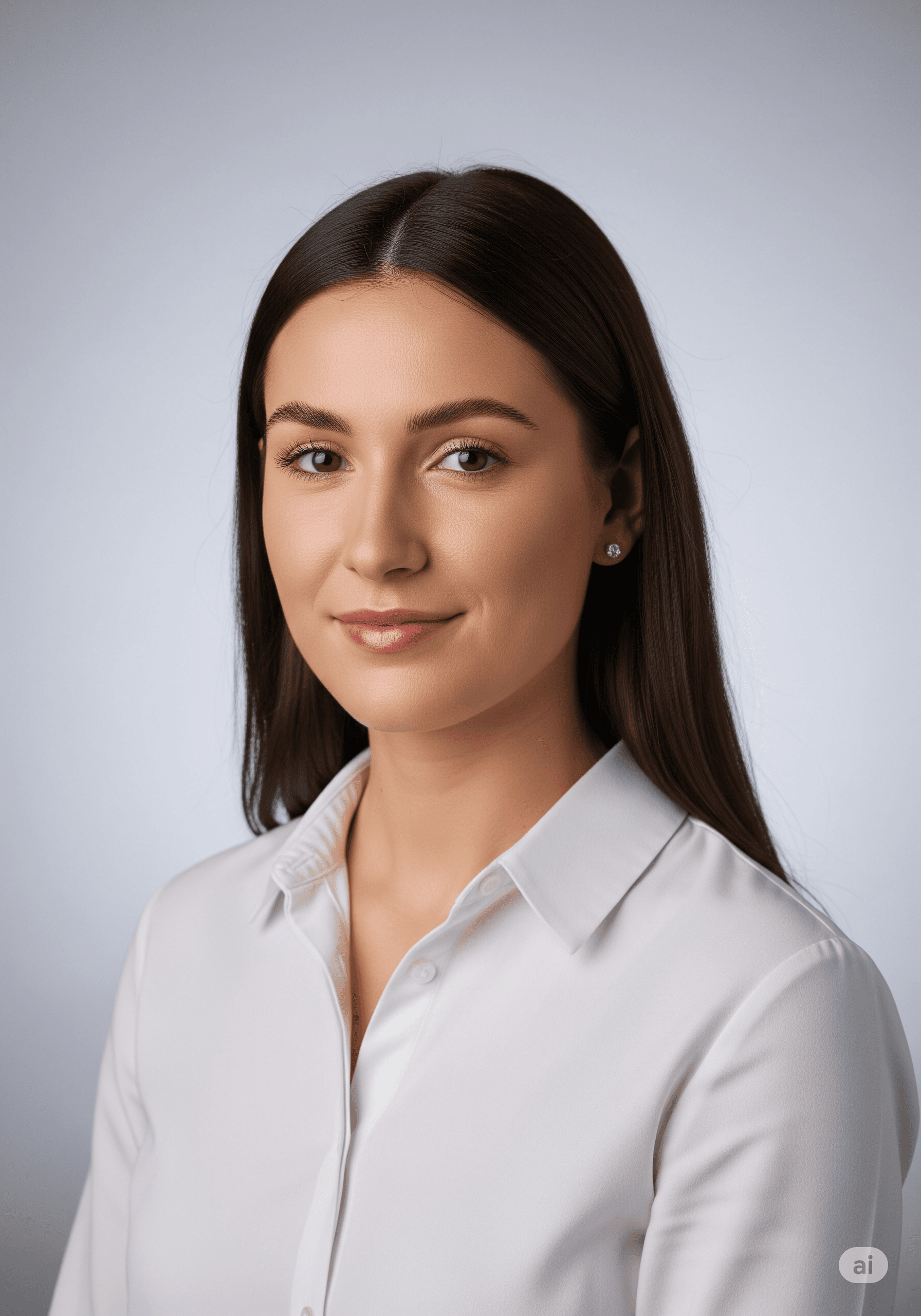 An example of a professional AI-generated photo suitable for a UK CV or professional profile.